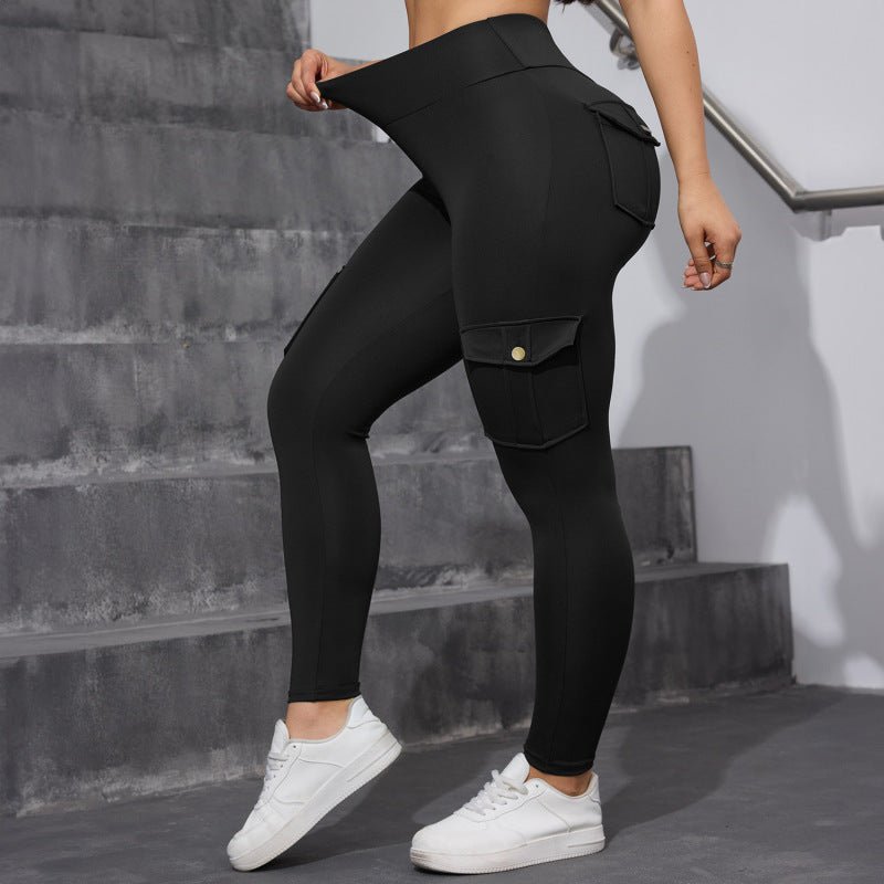  legging sport femme noir extensible haut taille zentenue 